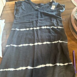 Universal Thread Black and White Maxi Dress